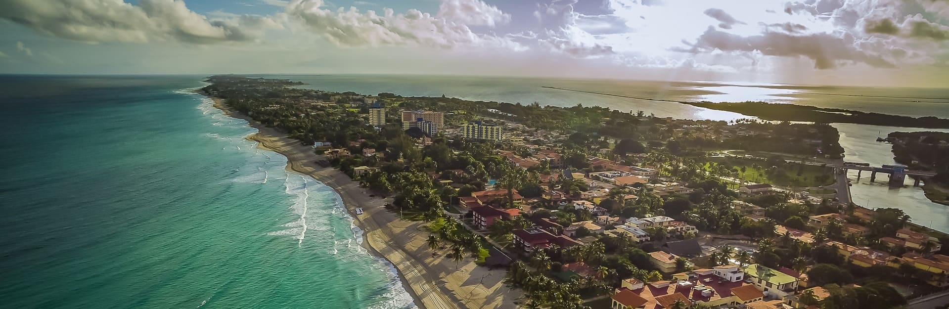 Luftbild Varadero Strand, Kuba
